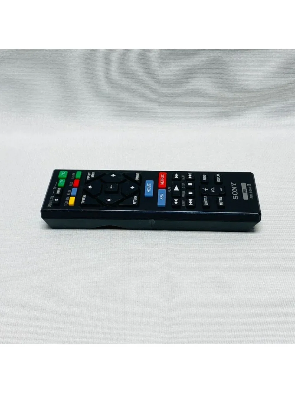 Sony RMT-B126A Blu-Ray Remote Control With Netflix & SEN Buttons Black